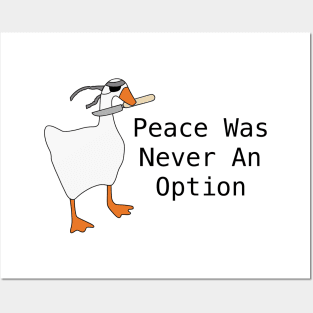 Peace Was Never an Option Posters and Art